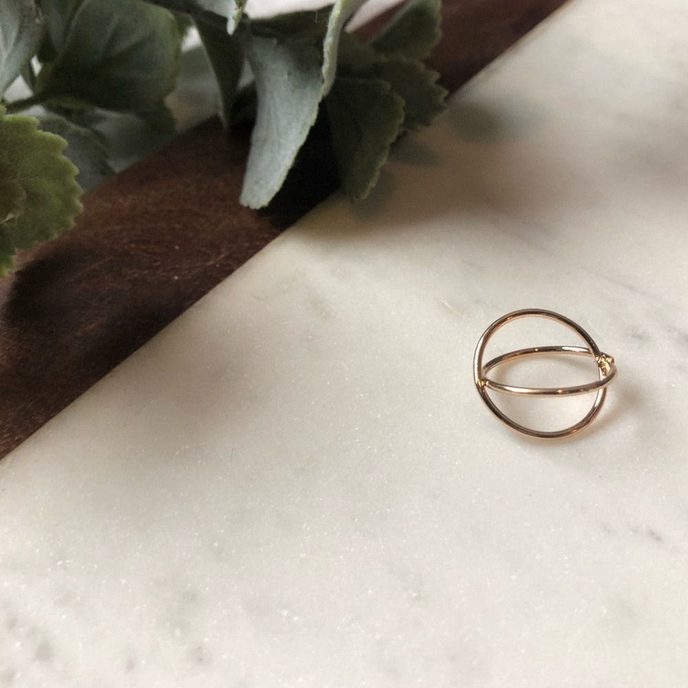 The Annie - Dainty Double Wrap Gold Ring